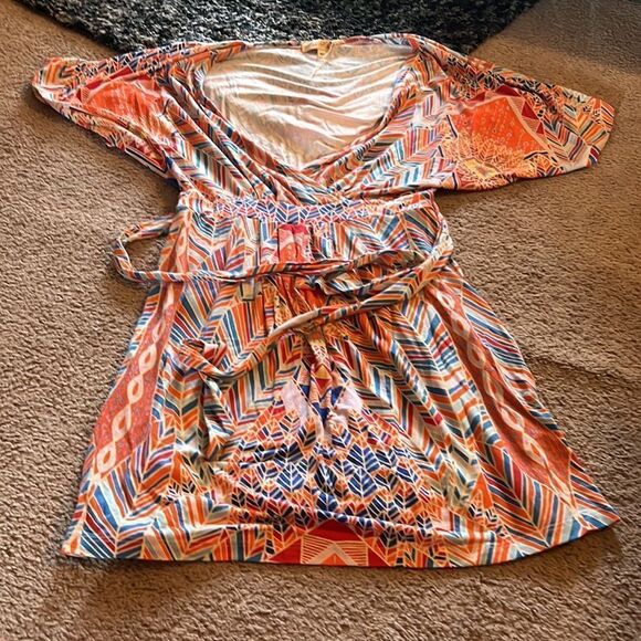 Mara Hoffman xs colorful palms print dress - Picture 4 of 8